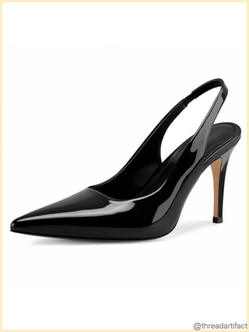 Heelchic Slingback Stiletto Pumps Pointed Toe Heels for Women